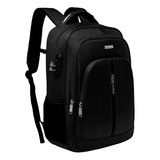 Mochila Notebook Antifurto Senha Ate 15 Pol Grande Imperm. 