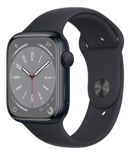 Apple Watch S8 Aluminio (45mm) Negro Reacondicionado Grado A