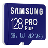 Tarjeta De Memoria Samsung Pro Plus Con Adaptador 128gb 160mb/s Mb-md128ka/am