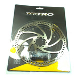 Discos Tektro 6 Tornillos 203mm Liviano Nuevos En Blister Color Plateado