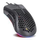 Mouse Gamer Com Fio Rgb Colmeia 7200 Dpi Kanup Kp-mu007