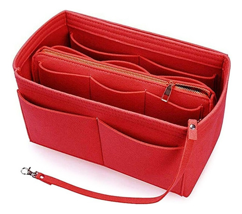 Bolso Fieltro Insertar Organizador Para Bolsos Varios Mujer