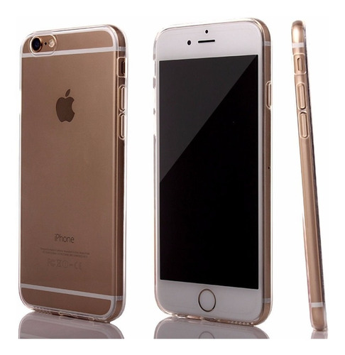 Carcasa iPhone 6 Plus 6s Plus Flexigel Transparente Ultradel