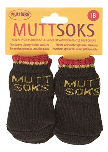 Muttluks Muttsoks (paquete De 4), Pequeno, Negro