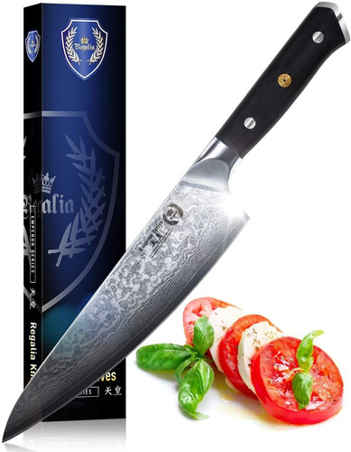Cuchillo De Chef: Cuchillo De Damasco Japonés De La Mejor Ca