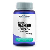 Blend 3 Magnésio - Taurato Treonato Glicina 120 Caps 500mg 