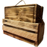 Tablas Parrilleras De Madera Holywood, 6 Unid. Incluye Caja