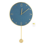 Simple Moderno Reloj Oscilante Con Péndulo Reloj De Pared D
