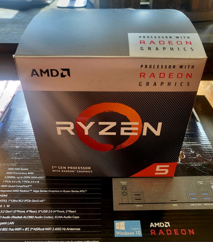 Microprocesador Amd Ryzen 5 3400g Con Gráficos Radeon