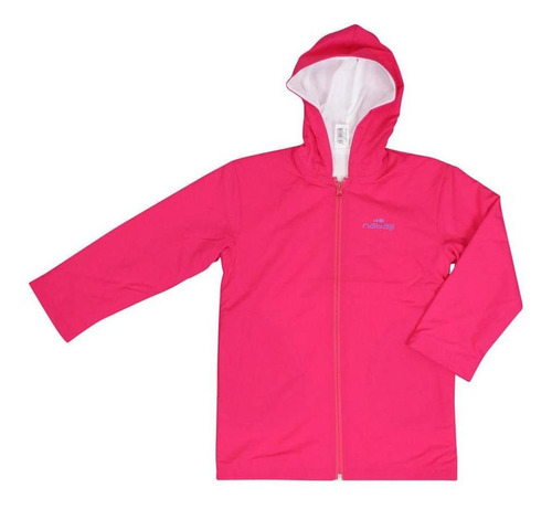 Roupão Parka Para Natação Infantil Nabaiji - Cor Rosa