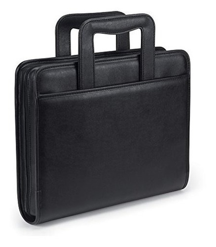 Samsill Profesional Padfolio - Cartera Con Cremallera De Cie