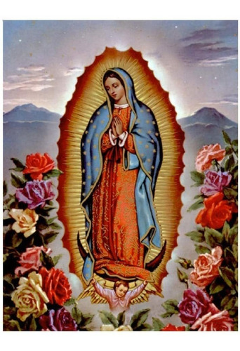 5d Diamond Painting  Virgen Maria 40 X 30 Cms Diam Cuadrados