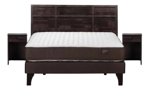 Cama Europea Rosen Ergo T New 2 Plazas 1.50x2.00 Bn Robin