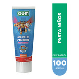 Gum Paw Patrol Pasta Dental Para Niños Sabor Bubble X 100grs