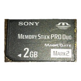 Sony Memory Stick Produo 2gb Para Psp O Camara
