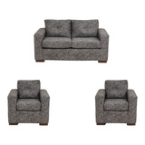 Living Franco 211 Cuero Auris Gris / Muebles América