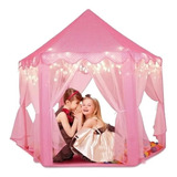 Barraca Infantil Tenda Cabana Castelo Princesas C/ Luzes Led