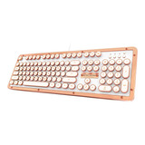 Teclado Mecanico Retro Azio Retro Classic Usb (posh) Luxury 