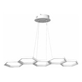 Lustre Pendente Branco Colmeia Led Para Quartos Modernos