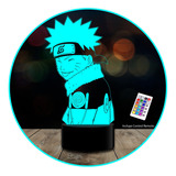 Lámpara 3d Naruto Modelo 2 C/ Remoto