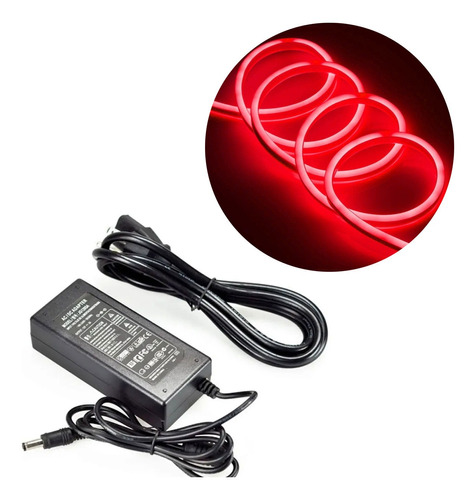 Combo Manguera Neon Led 5 Mts + Fuente Switching 220v