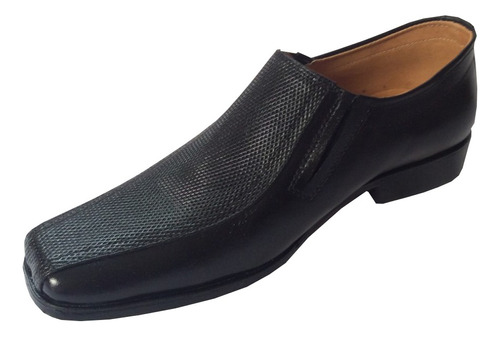  Zapato Negro  Elegante  Hombre En Promocion 100% Cuero