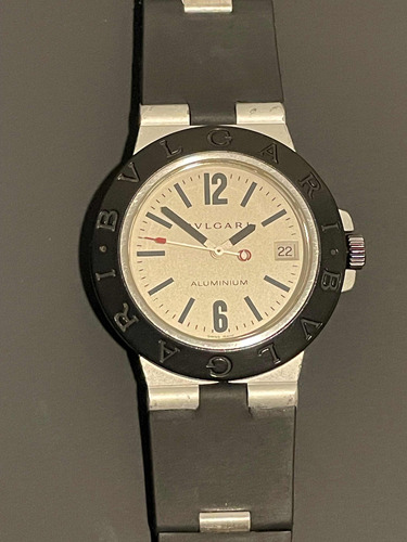 Reloj Bvulgari Aluminium Silver Dial Automatico