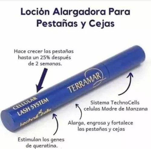 Suero Alargador De Pestañas Cellular Lash System Terramar!