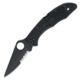 Spyderco Delica 4 Cuchilla Combinada De Filo De Hoja Ligera