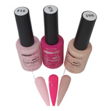 Esmalte Permanente Cherimoya 8ml Set 4 Unidades 