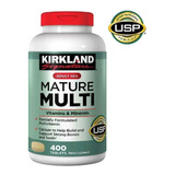 Vitaminas Y Minerales Adulto 50+ Kirkland 400 Caps Multivita Sabor Sin Sabor