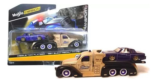 Maisto Transport Missile Tow Flatbed/1987 Buick Regal T-type
