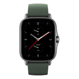 Smartwatch Amazfit Fashion Gts 2e Sport 1.65  Caja De  Aleación De Aluminio  Gris, Malla  Moss Green De  Silicona A2021