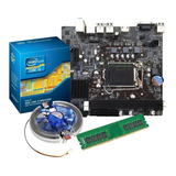 Kit Processador I5 3470 + Placa H61 1155 + 4gb Ddr3 1600mhz