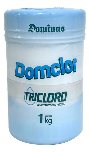 Cloro Piscina Pastilha Tricloro Domclor 20 Und De 200 Gramas