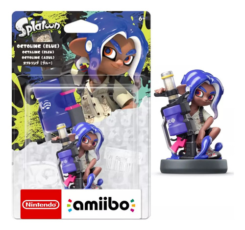 Amiibo Octoling Blue Splatoon