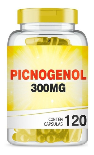 Picnogenol Para Queda De Cabelo 300mg Com 120 Cápsulas