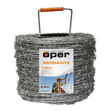 Kit C/4 Arame Farpado Galvanizado Rolo Com 100 Metros Oper