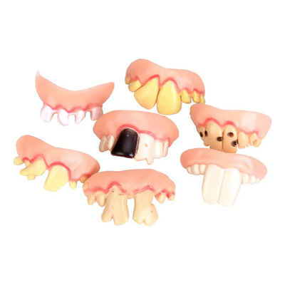 5pcs Goma Feo De Disfraces Prop Disfraz