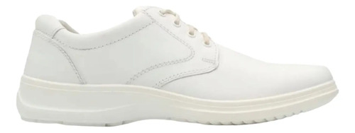 Zapatos Hombre Servicio Clínico Flexi 63201 Agujetas Blanco