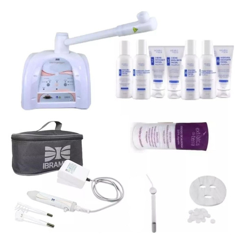 Kit Dermosteam Vapor De Ozônio + Hf Alta Frequência Ibramed