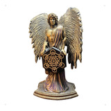 Imagem Anjo Da Guarda Metatron - 27cm Resina Cor Dourado