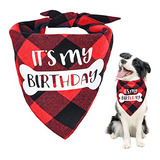 Pañuelo De Cumpleaños Para Perro, Vipith De Doble Cara De 