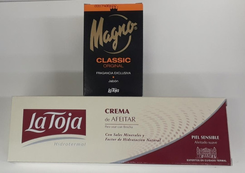 Crema De Afeitar La Toja + Jabon Magno La Toja Original