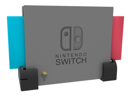 Soporte Pared Muro Nintendo Switch 3d Pla