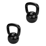 Kit Treino Funcional Kettlebell 10 Kg + Kettlebell 12 Kg