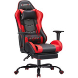 Silla Gamer Ergonómica Masaje Roja Oferta