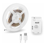 Tira De Luces Led Recargable Usb Sensor De Movimiento L...