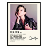 Poster Dua Lipa Album Music Tracklist Exitos Dua Lipa 120x80