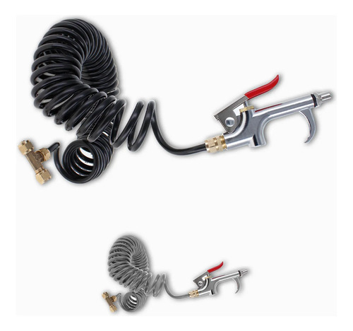 Kit Manguera Para Sopletear Retractil Con Pistola 5.2m F1